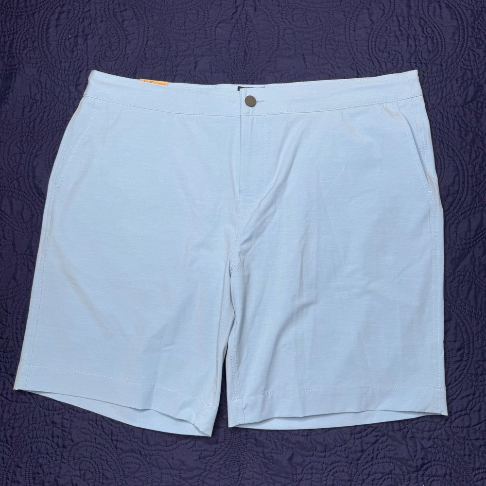 Faherty All Day Shorts Men's Size 42 Light Blue‎ Recycled Blend Stretch Casual
